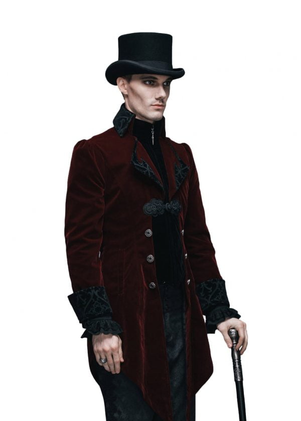 Abrigo Rojo Steampunk