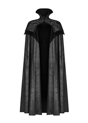 Capa Negra Steampunk Gótica