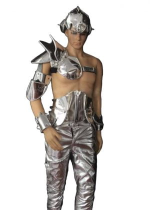 Indumentaria Futurista color Plateado para Hombre