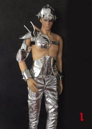 Indumentaria Futurista color Plateado para Hombre