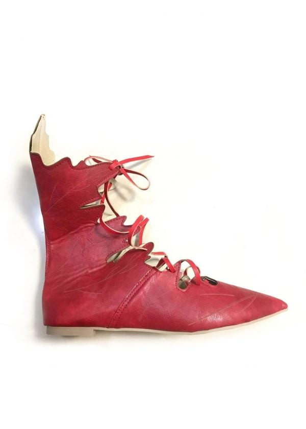 Botas rojas de gnomo