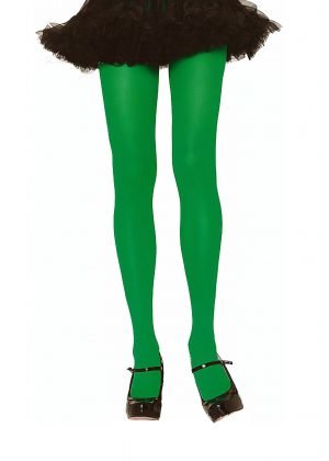 Medias de color Verde para personajes de Duende, Gnomo, Elfo
