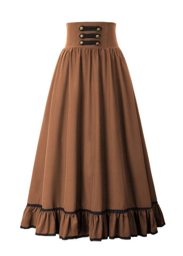 Falda Retro Estilo Siglo XIX En Varios Colores PARA RODAJES 2026 Falda Retro Estilo Siglo XIX En Varios Colores PARA RODAJES 2026